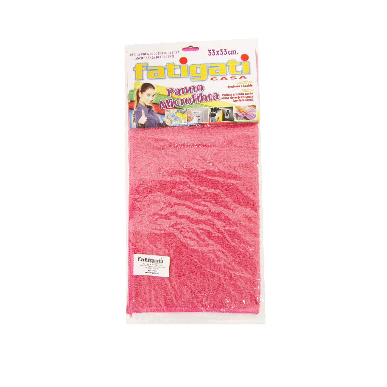 PANNO MICROFIBRA 33*33CM PZ.1