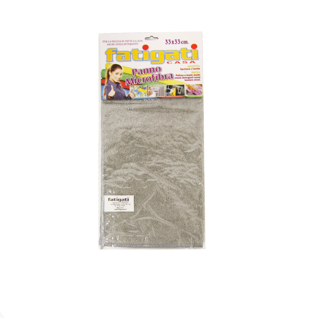 PANNO MICROFIBRA 33*33CM PZ.1