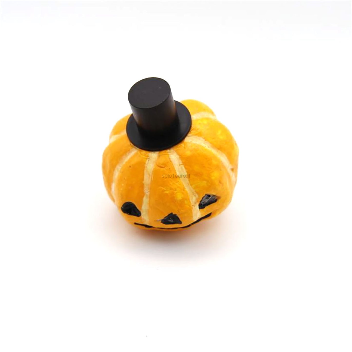 DECORAZIONE ZUCCA IN POLISTIROLO CON PINZETTA 5CM
