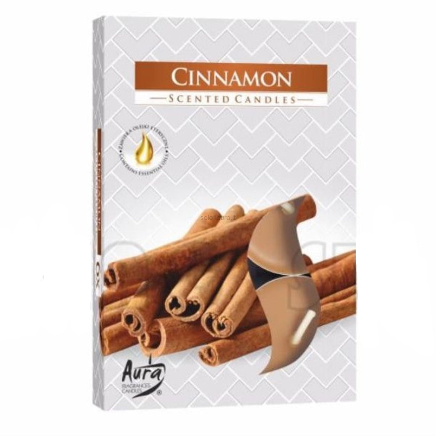 CANDELE TEALIGHTS PROFUMATE 6PZ CINNAMON