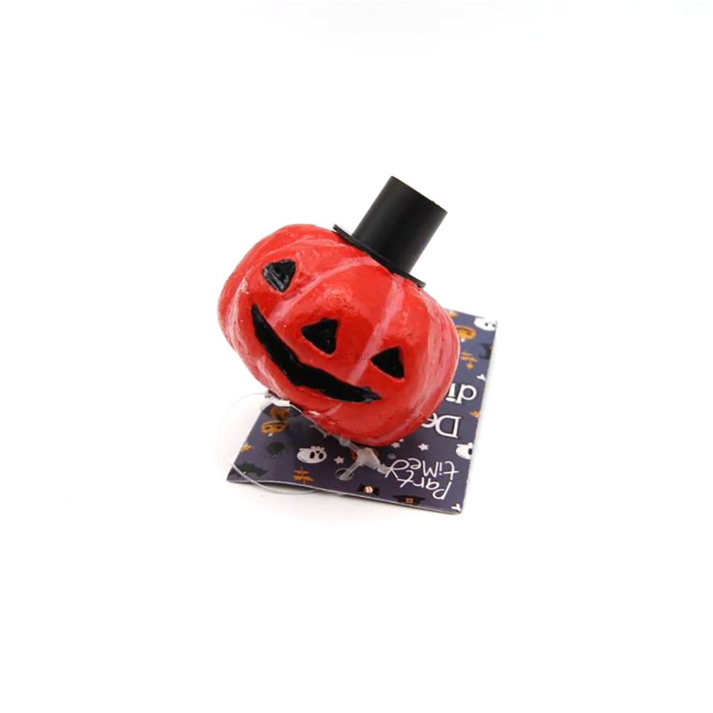 DECORAZIONE ZUCCA IN POLISTIROLO CON PINZETTA 5CM