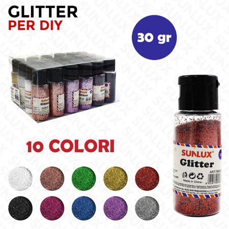 GLITTER PER DIY MULTICOLORI 30GR