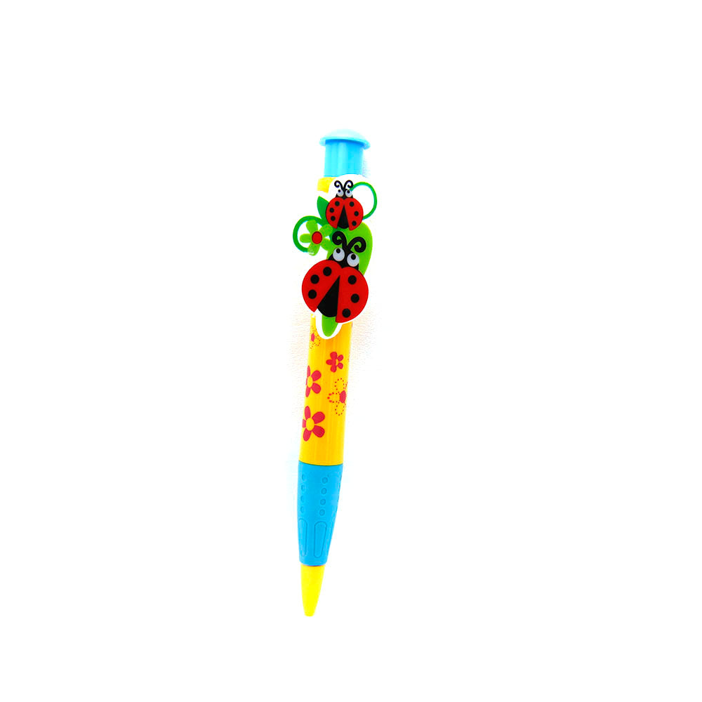 PENNA ANIMALI COLORI ASSORTITI 19CM