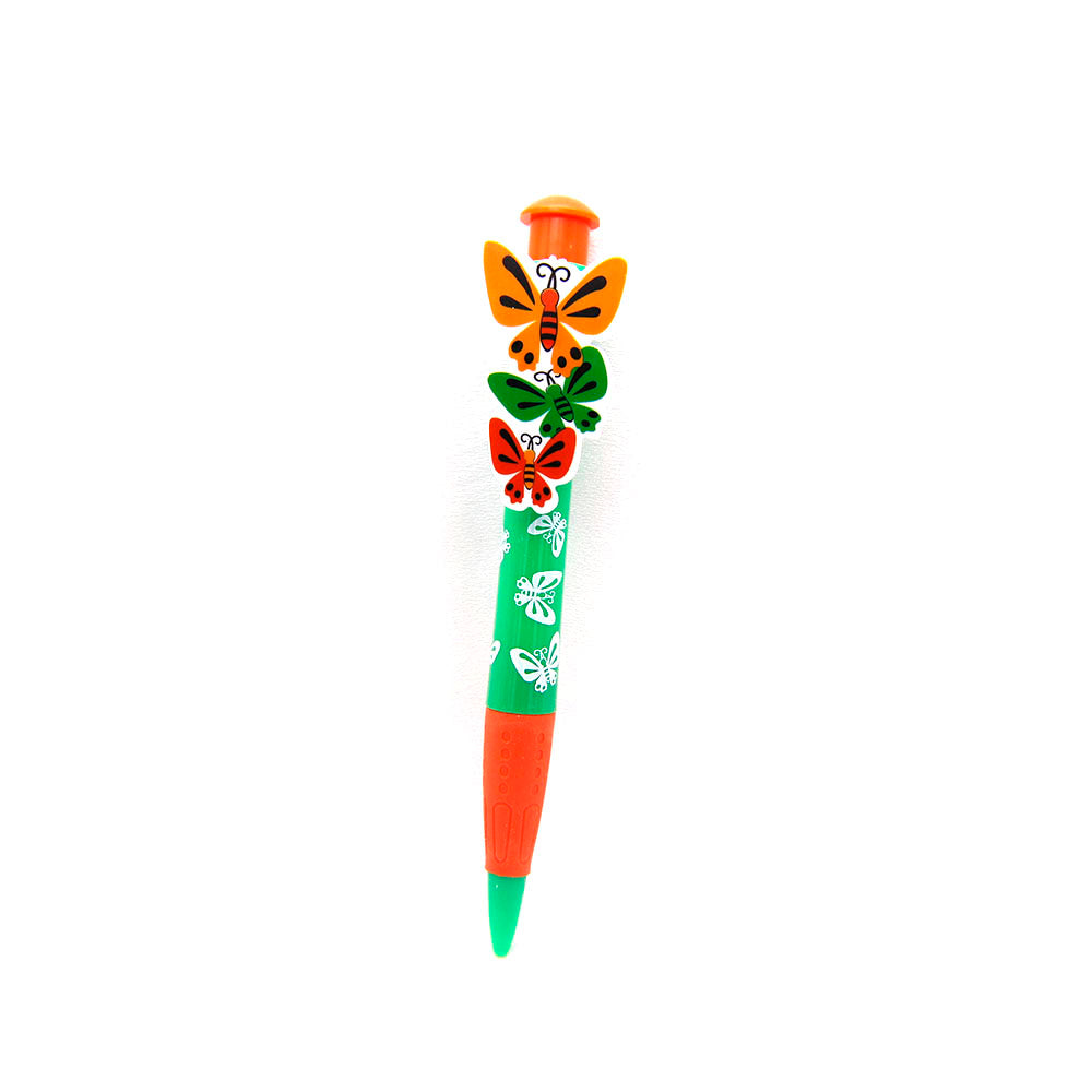 PENNA ANIMALI COLORI ASSORTITI 19CM