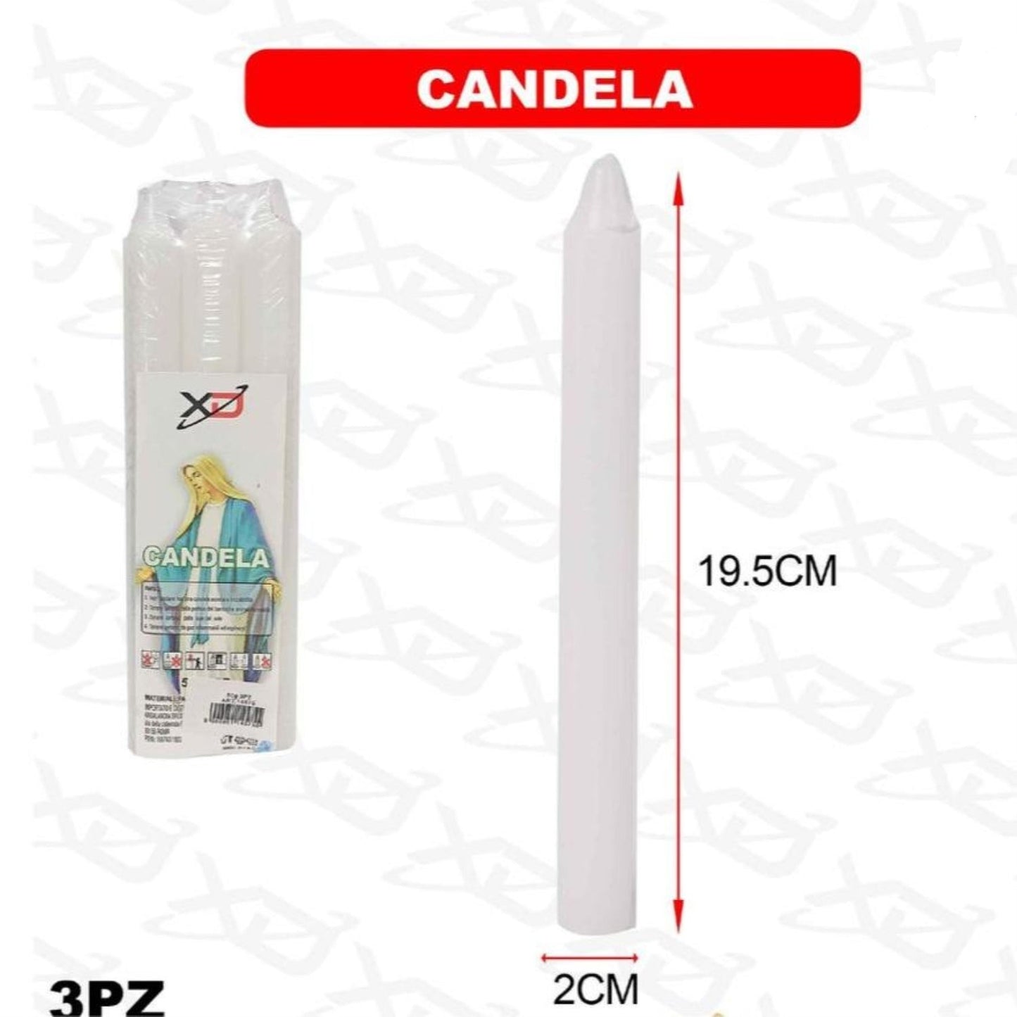 CANDELA BIANCA 50G 3PZ