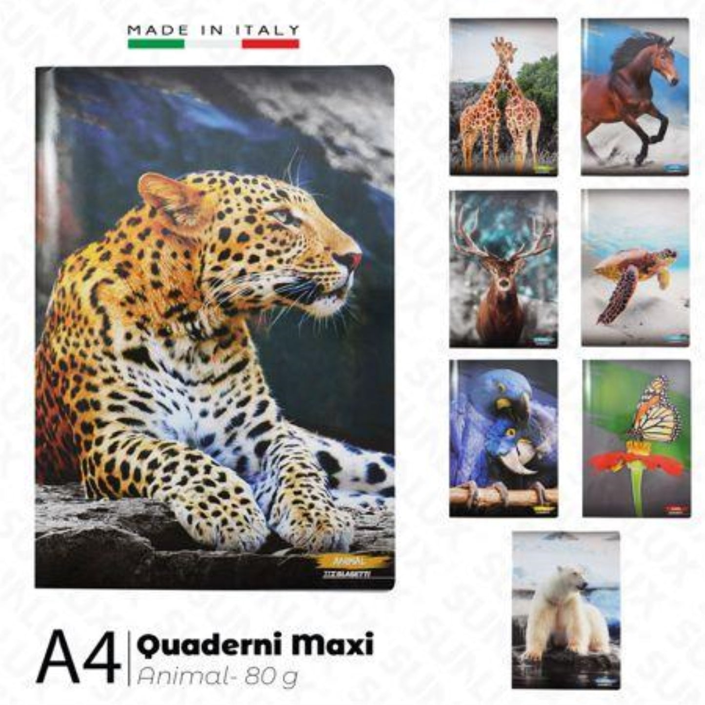 QUADERNO MAXI PIGNA 80G A RIGHE 1R
