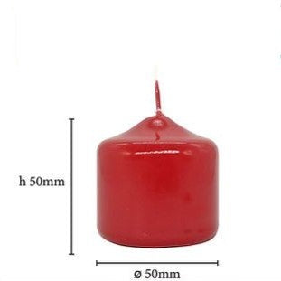 MOCCOLO COLORATO ROSSO LACCATO