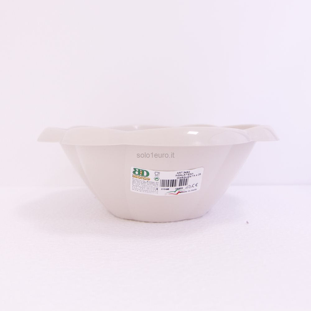 INSALATIERA MARGHERITA IN PLASTICA CM.25