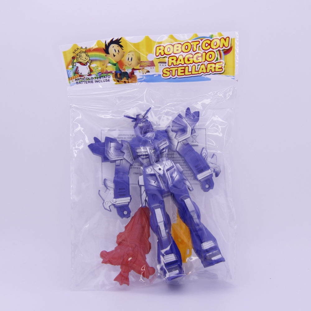 MINI ROBOT LUMINOSO 14CM