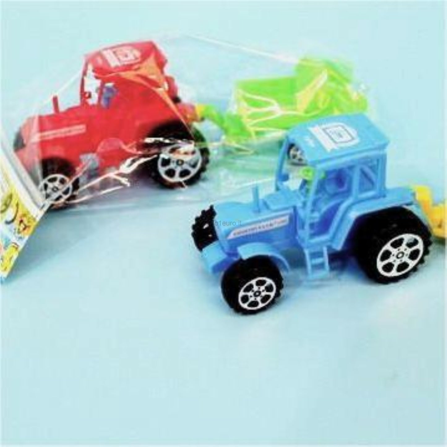 MINI TRATTORE E RIMORCHIO CM.14 A FRIZIONE