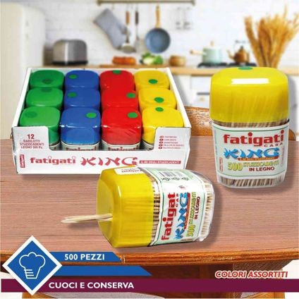 STUZZICADENTI IN LEGNO 500PZ