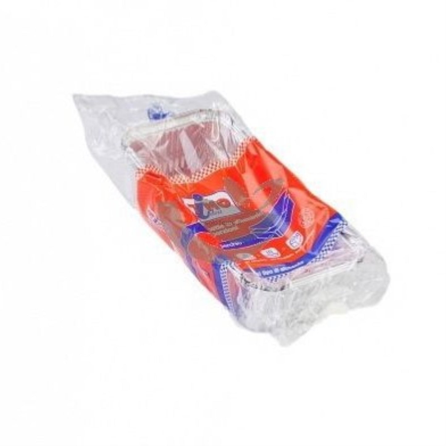 VASCHETTA ALLUMINIO 2 PORZIONE CON COPERCHIO 3PZ
