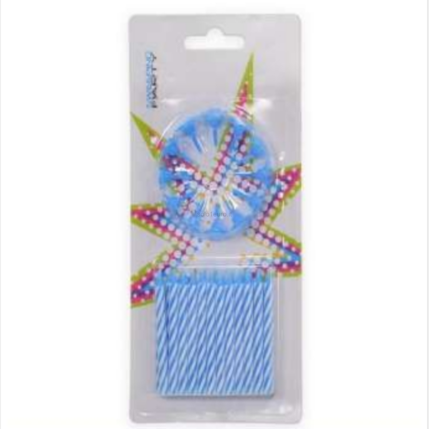CANDELINE PER TORTA CELESTE 24PZ