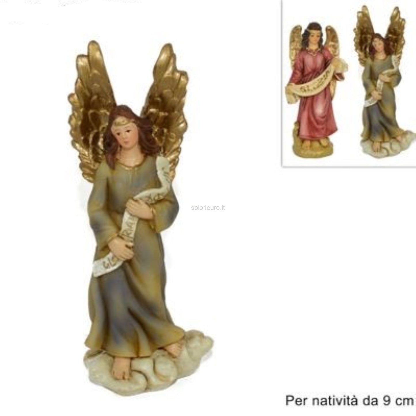 PRESEPE STATUA ANGELO PER 9CM