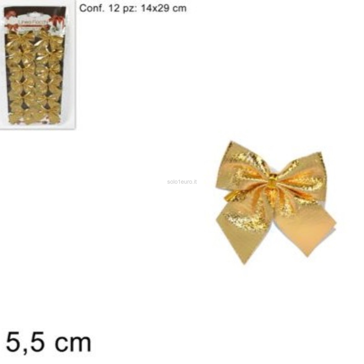 FIOCCHI 5.5CM SET 12 ORO