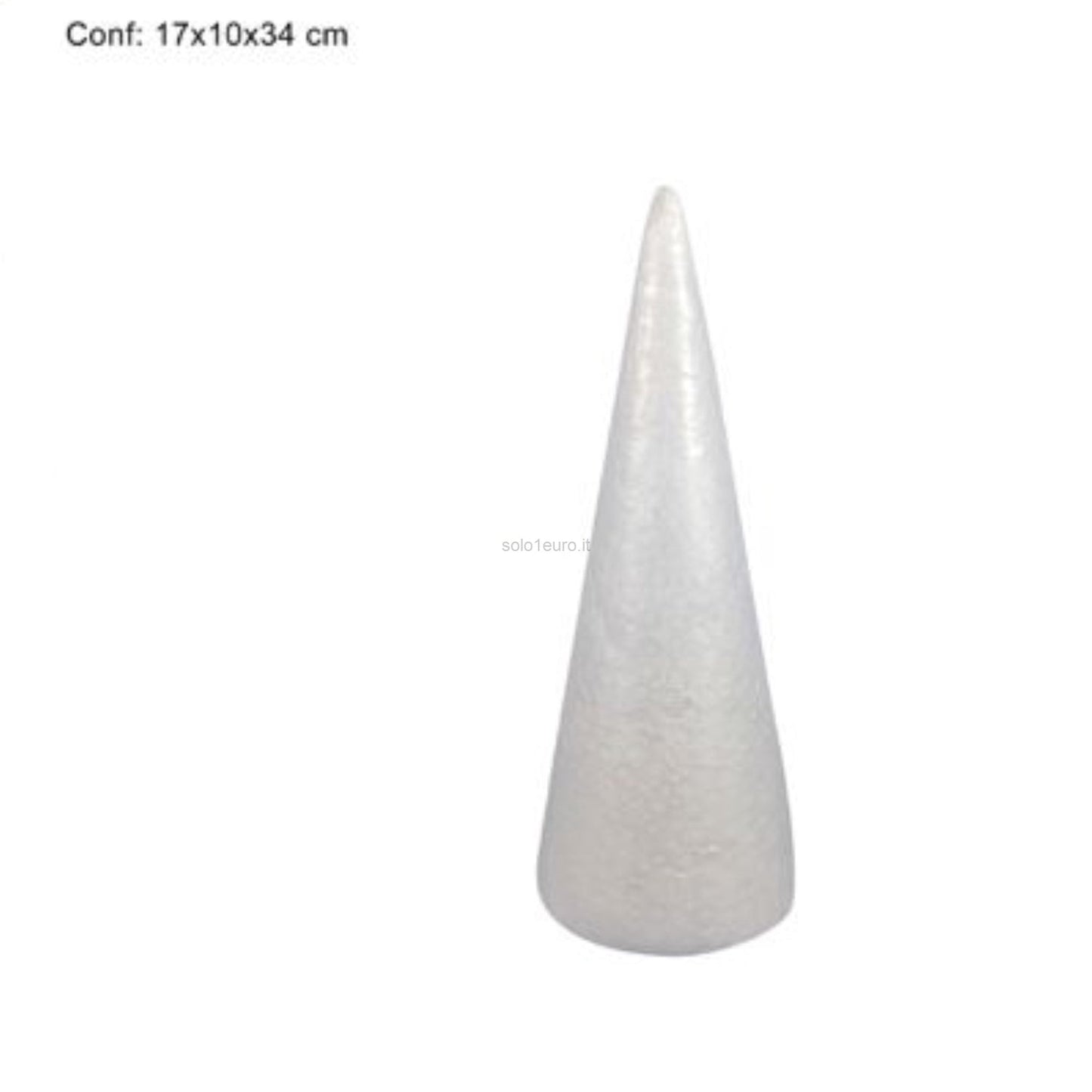 CONO IN POLISTIROLO 25CM