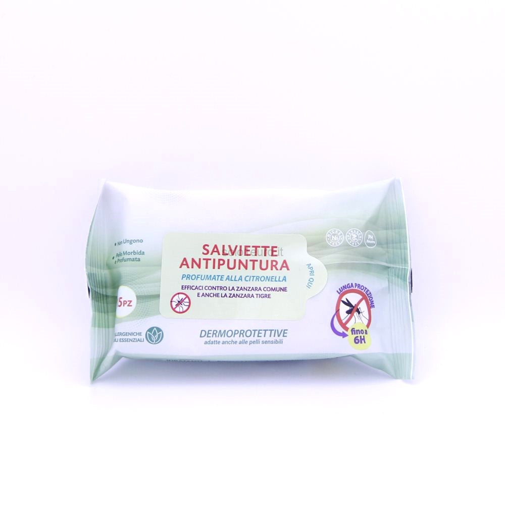 SALVIETTE ANTIPUNTURA ALLA CITRONELLA PZ.15