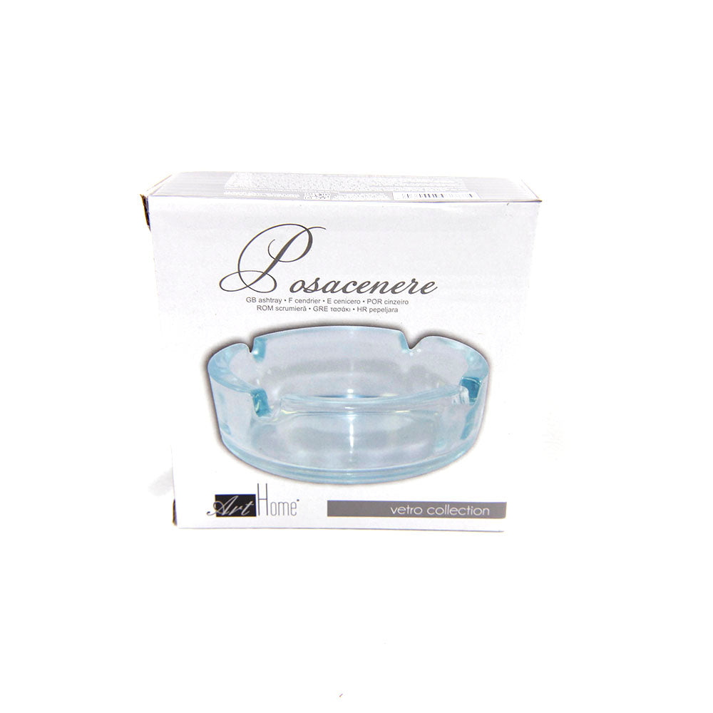 POSACENERE TONDO VETRO 10.5CM