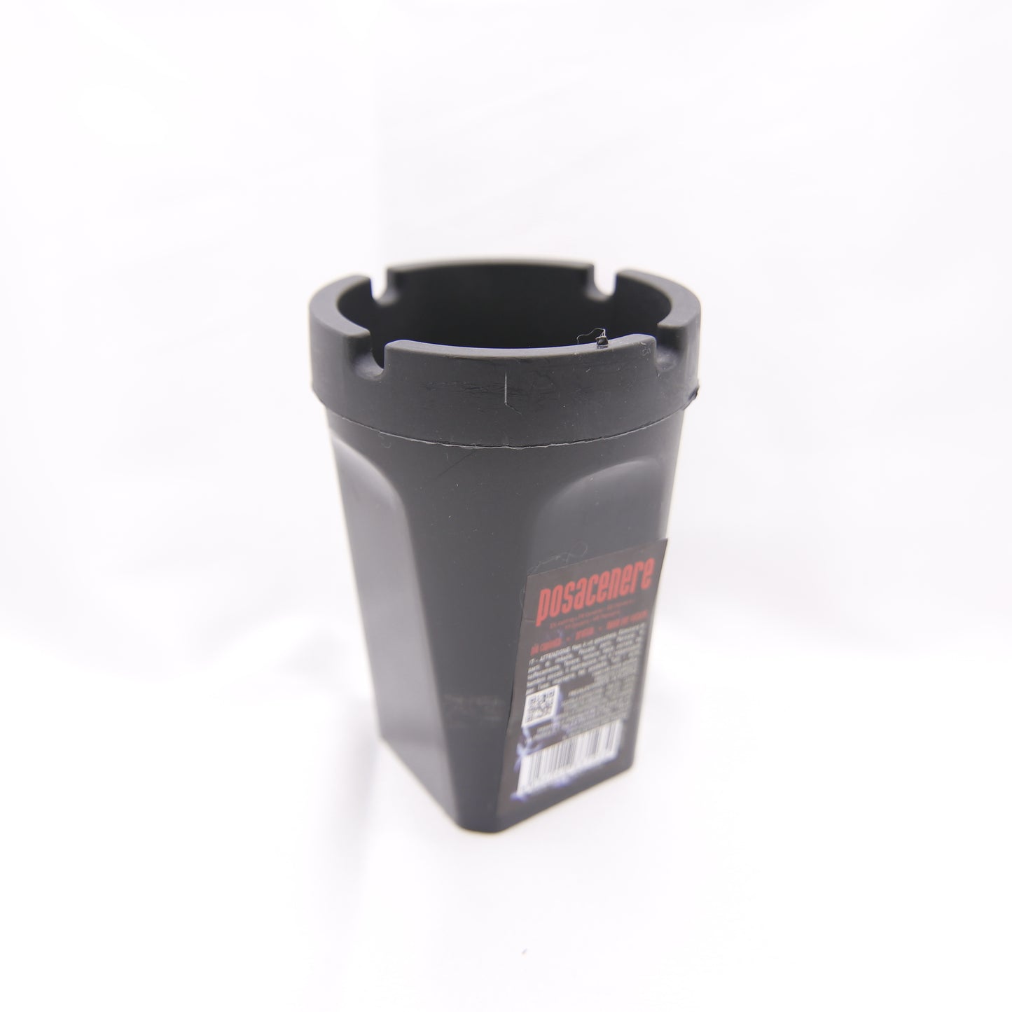 POSACENERE NERO PLASTICA 8*11CM