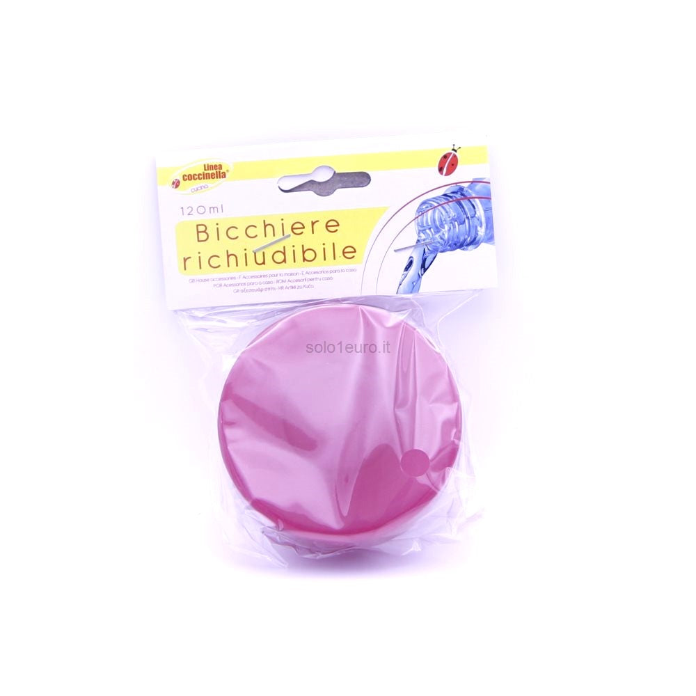 BICCHIERE RICHIUDIBILE PER VIAGGIO