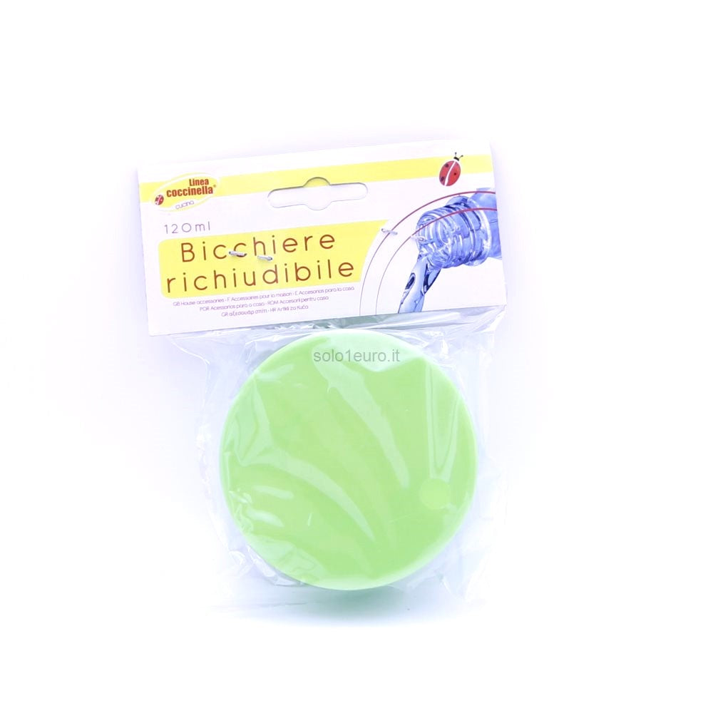 BICCHIERE RICHIUDIBILE PER VIAGGIO