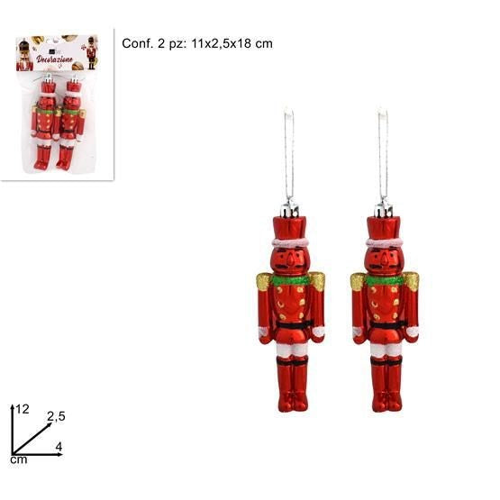 APPENDINO SOLDATINO SCHIACCIANOCI SET 2PZ