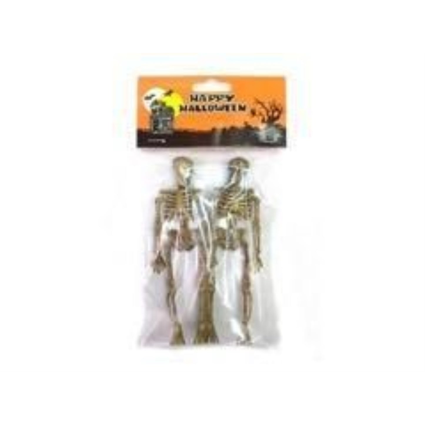 SCHELETRI HALLOWEEN IN PLASTICA 15CM 2PZ