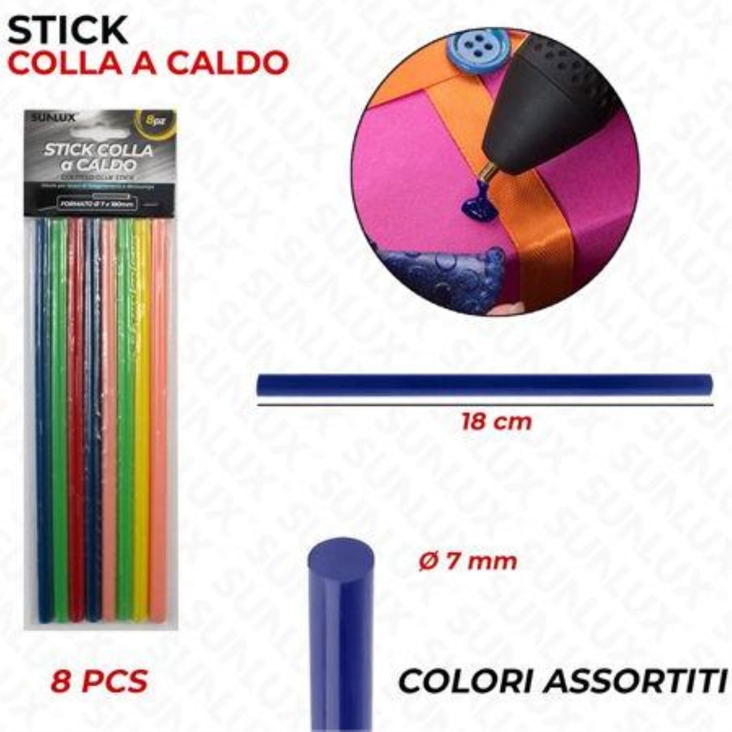 COLLA CALDO COLORATO 5PZ