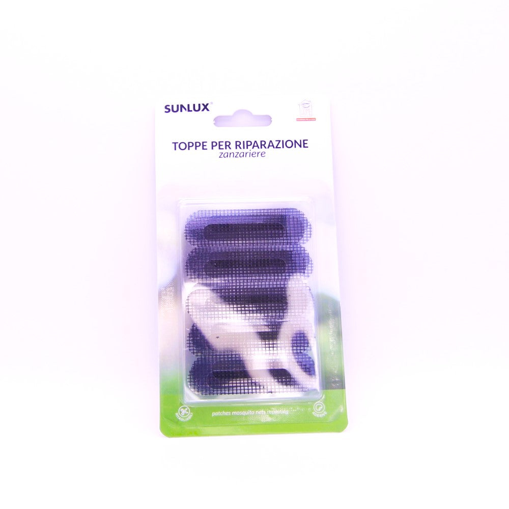 TOPPE RIPARAZIONE ZANZARIERE NERO 6*1.5CM PZ.20