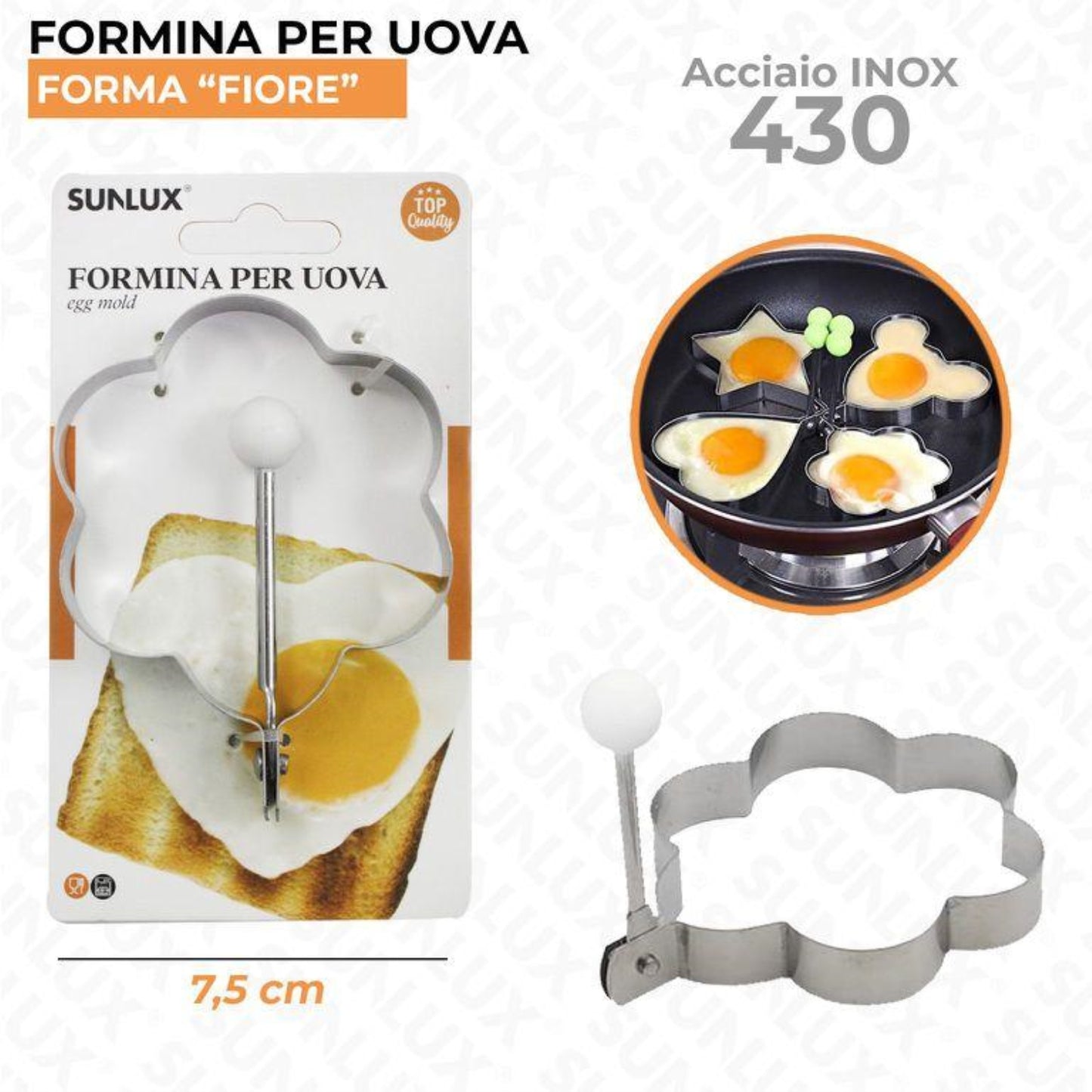 FORMINA PER UOVA FIORE