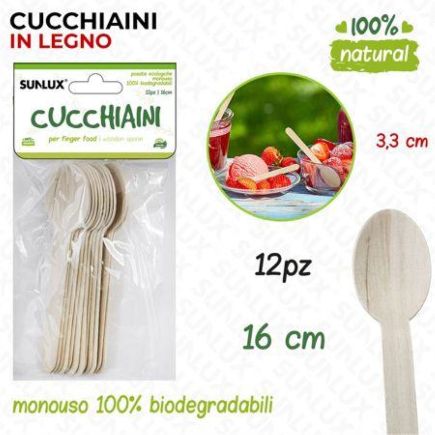 CUCCHIAINI LEGNO 16CM