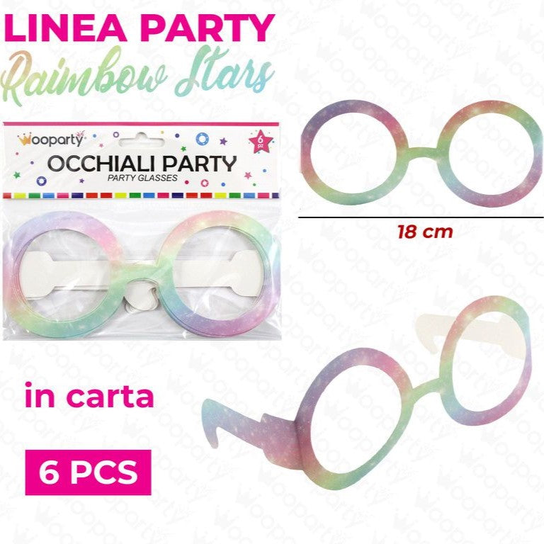 OCCHIALI IN CARTA 6PCS