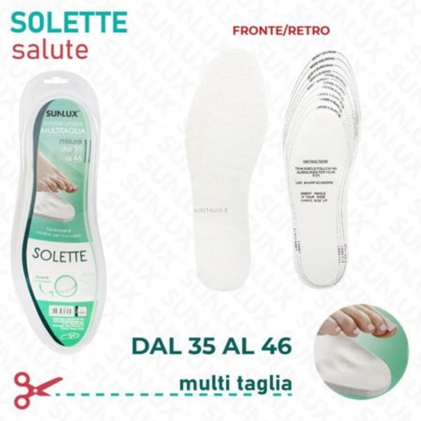 SOLETTE PER SCARPE 35-46
