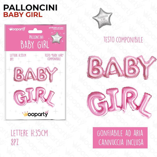 MILAR BABY GIRL PALLONCINI /PZ