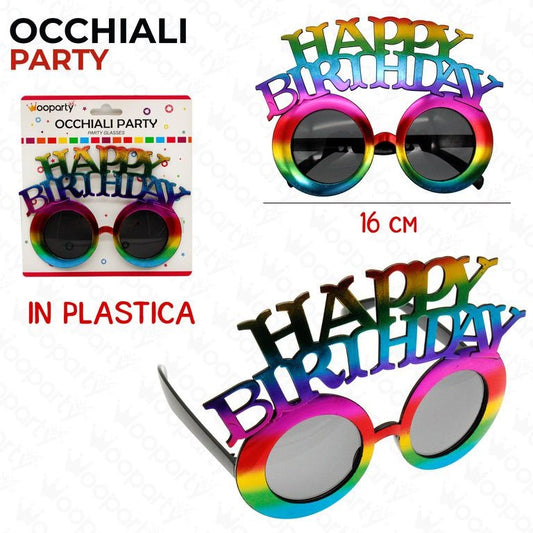 OCCHIALI PARTY H. BIRTH. 16CM