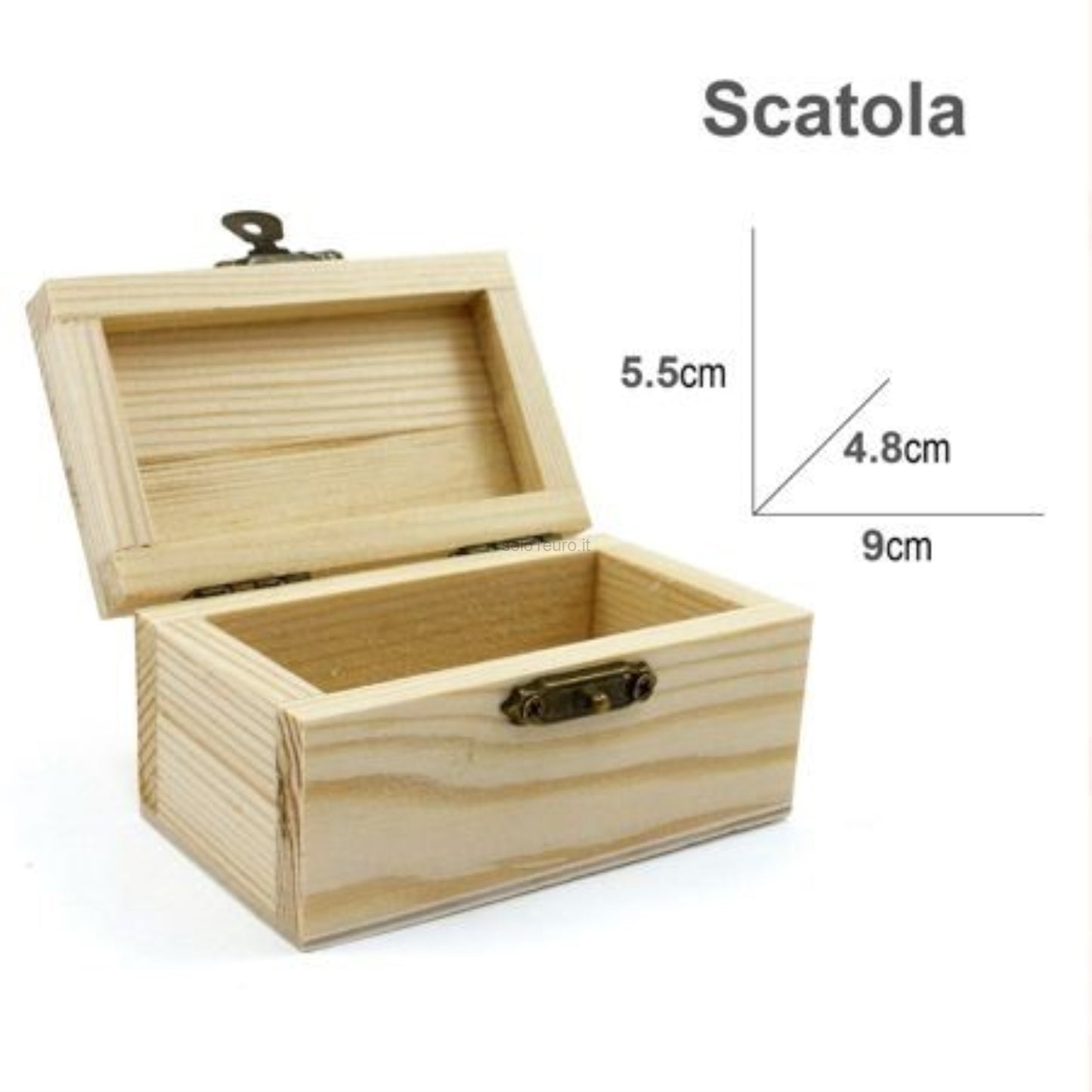 SCATOLA DI LEGNO 9X5.5X4.8CM