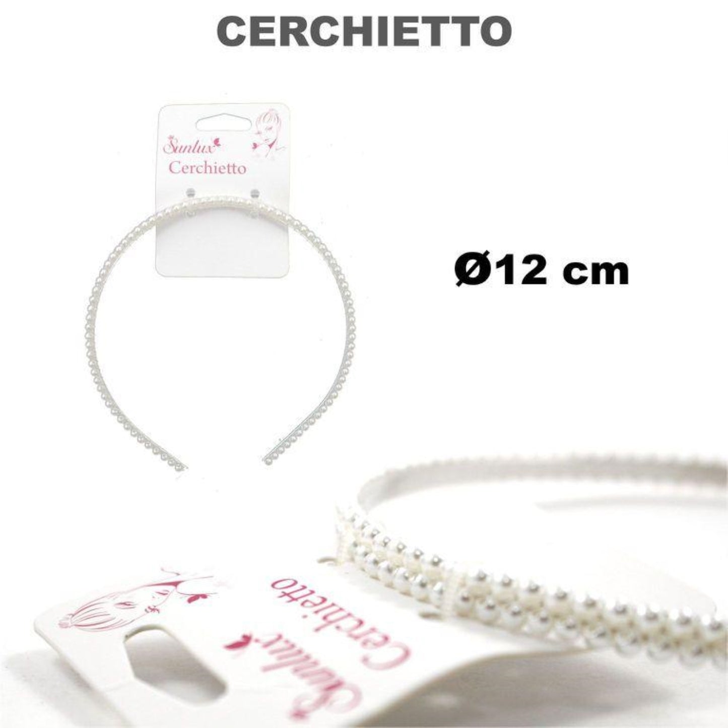 CERCHIETTO PERLATO PER CAPELLI