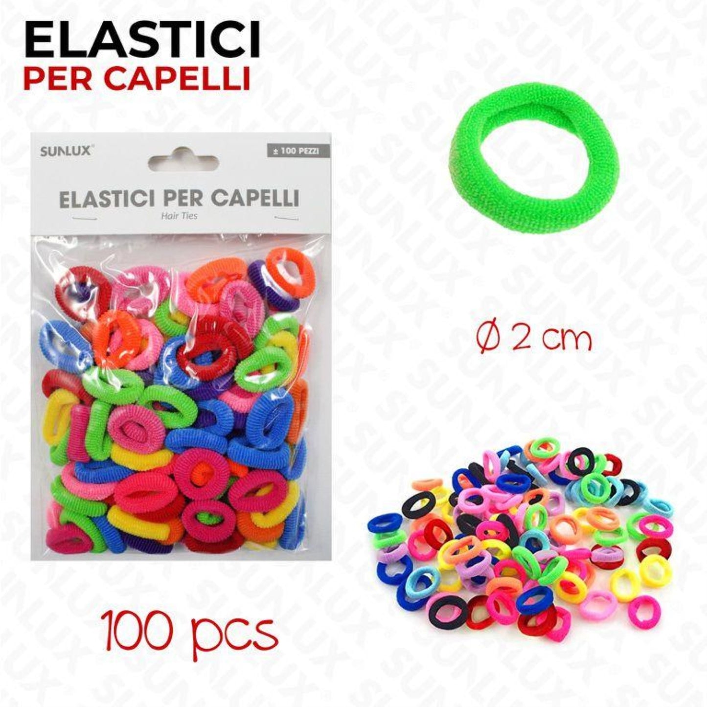 ELASTICI COLORATI PER CAPELLI