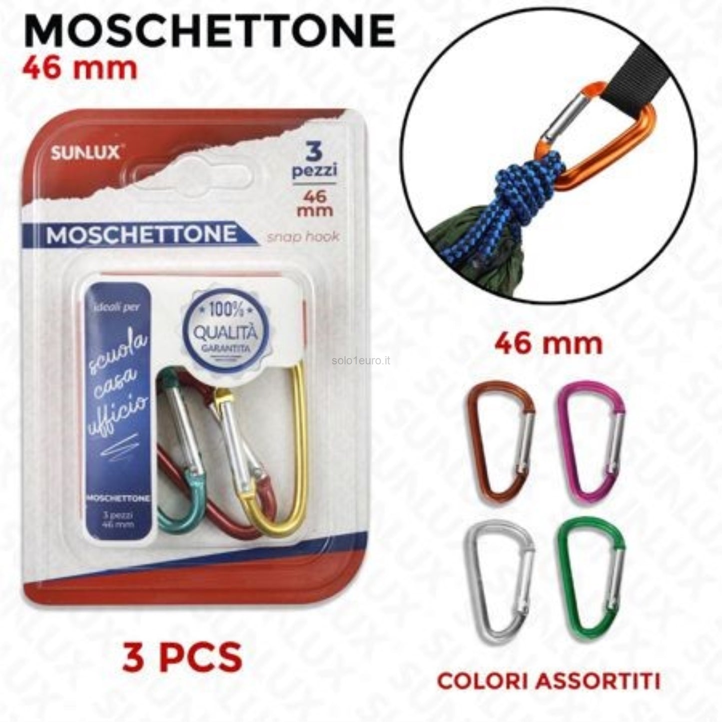 MOSCHETTONE 3PZ 46MM