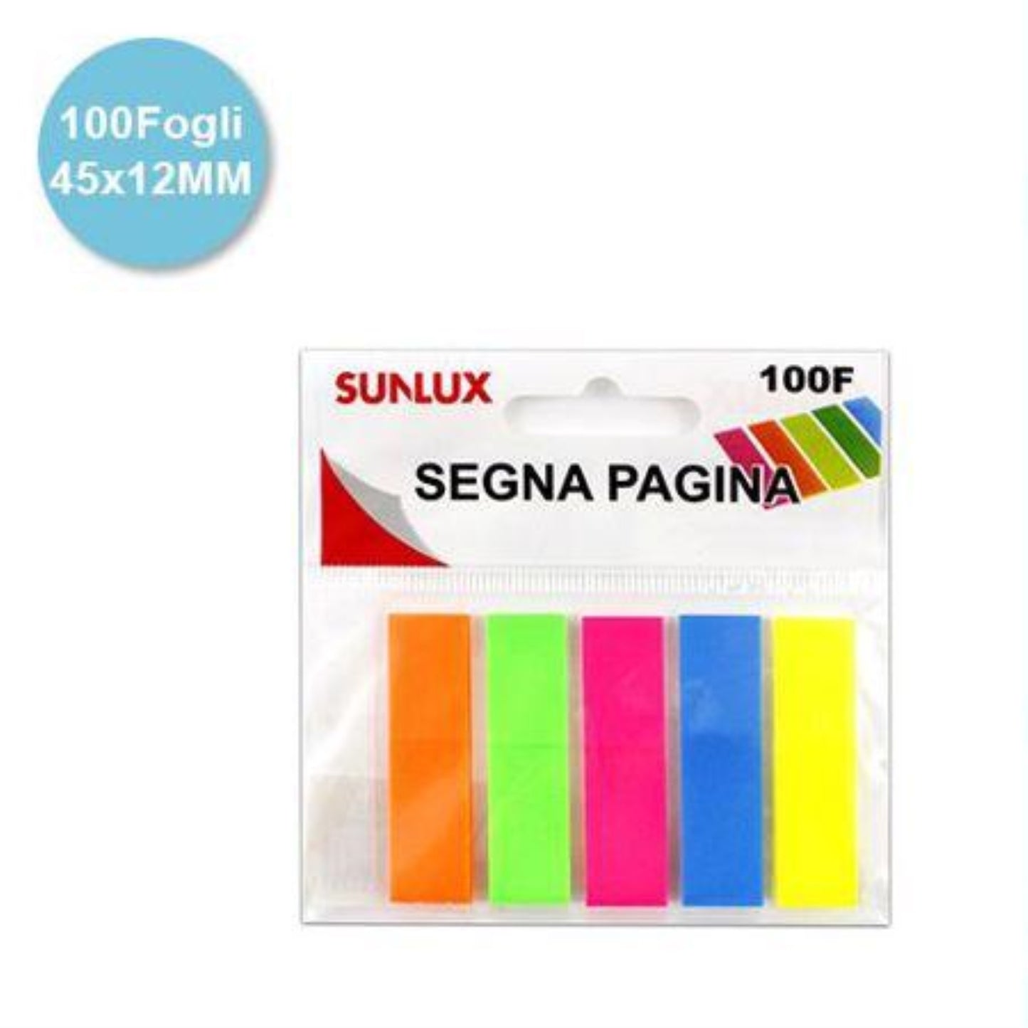SEGN PAGINA 45*12MM 100FOGLI COLORATI