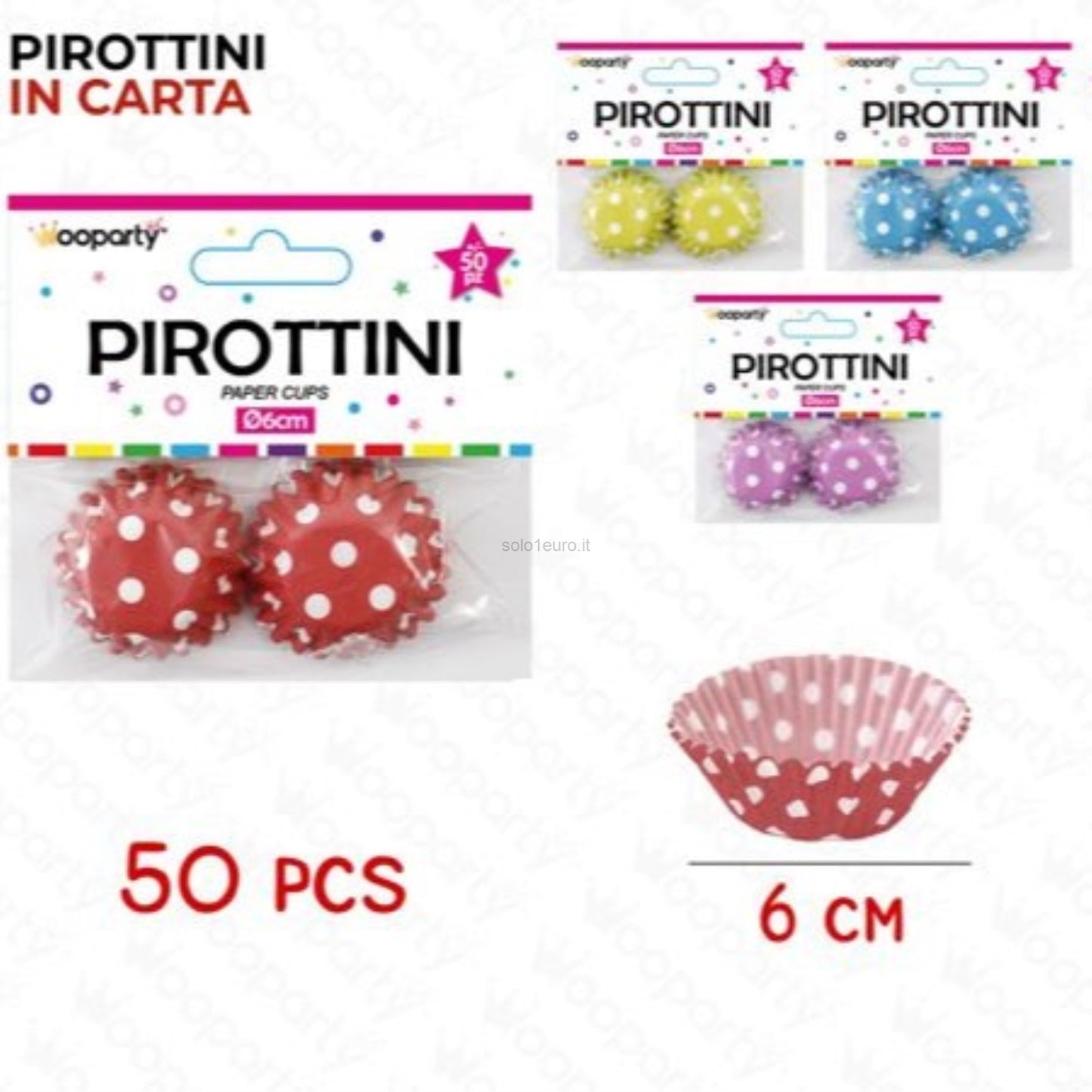 PIROTTINI POIS 6CM 50PZ