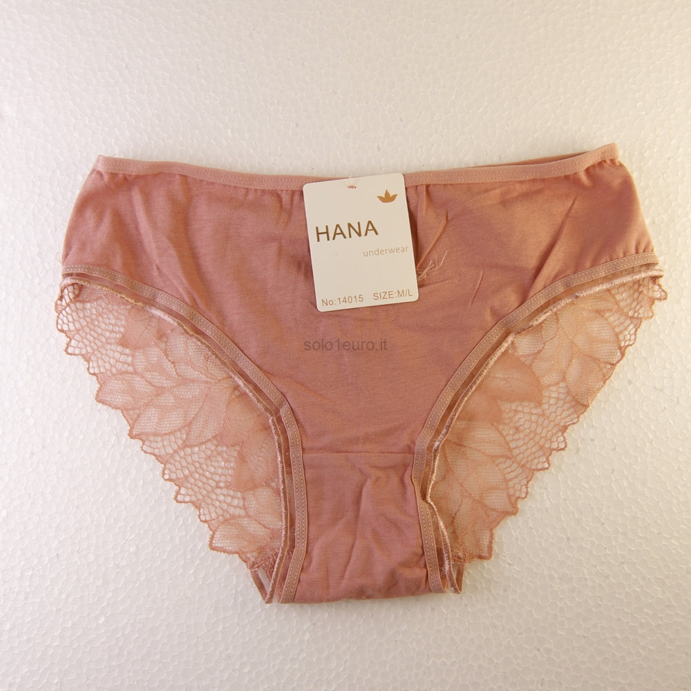 SLIP DONNA TINTA UNITA RETRO PIZZO