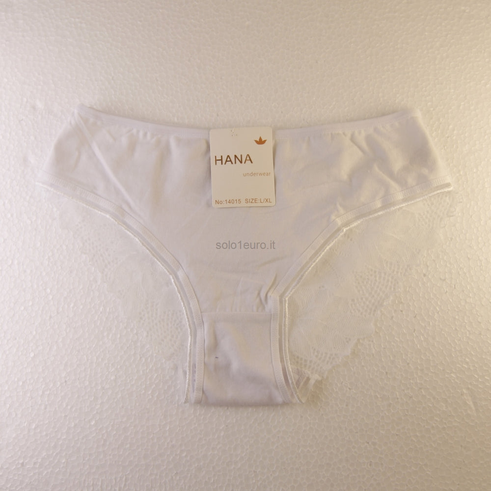 SLIP DONNA TINTA UNITA RETRO PIZZO