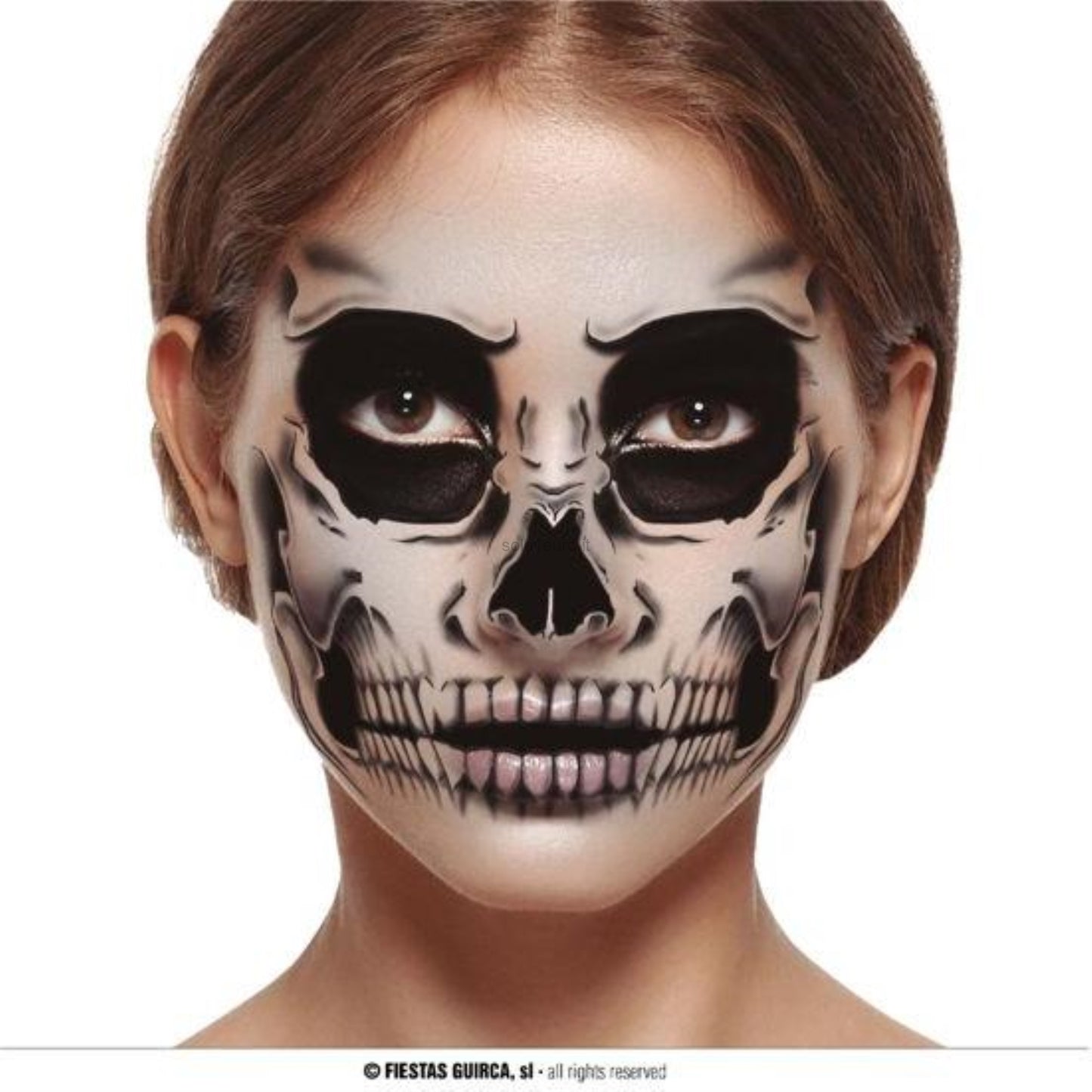 TATUAGGI TEMPORANEI HALLOWEEN SCHELETRO