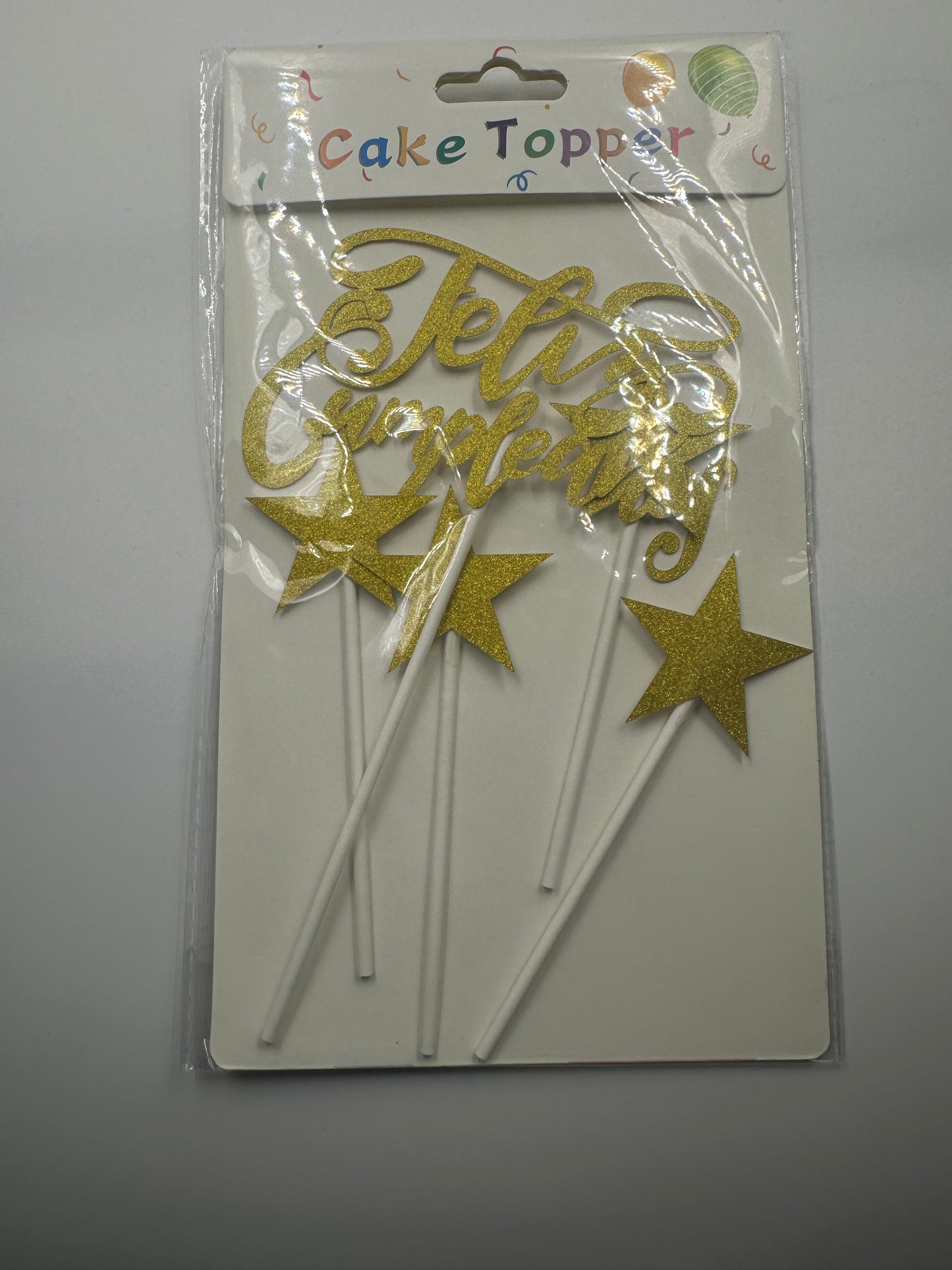 DECORAZIONE PER TORTA 5PCS