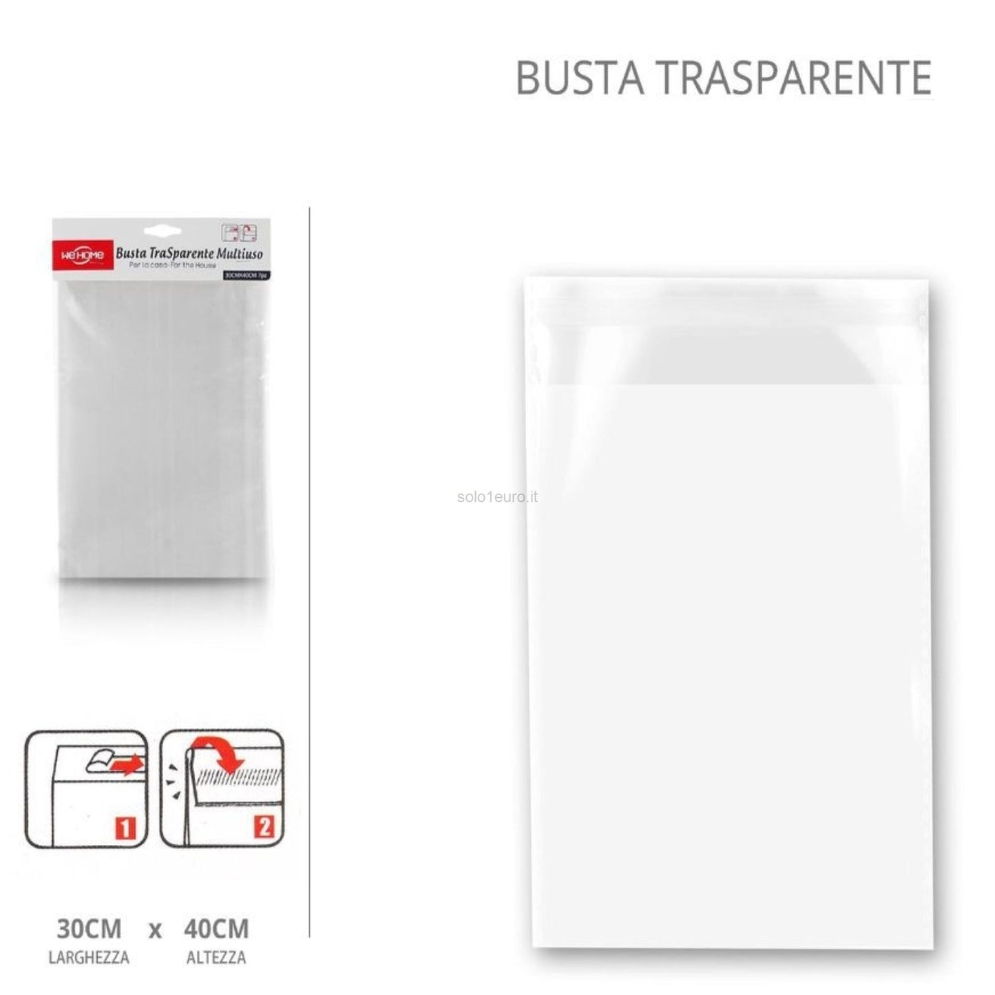 BUSTE TRASPARENTE 30*40CM 10PZ