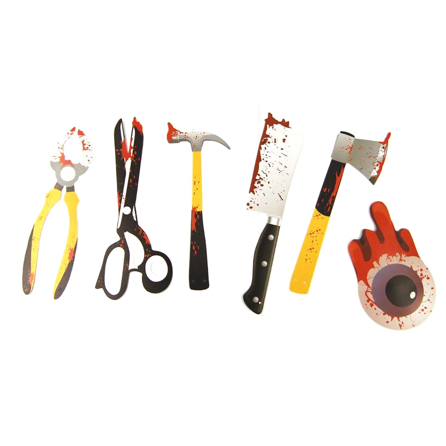 FESTONE HALLOWEEN DECORAZIONE IN CARTA DA APPENDERE 6PZ (FILO NON INCLUSO)