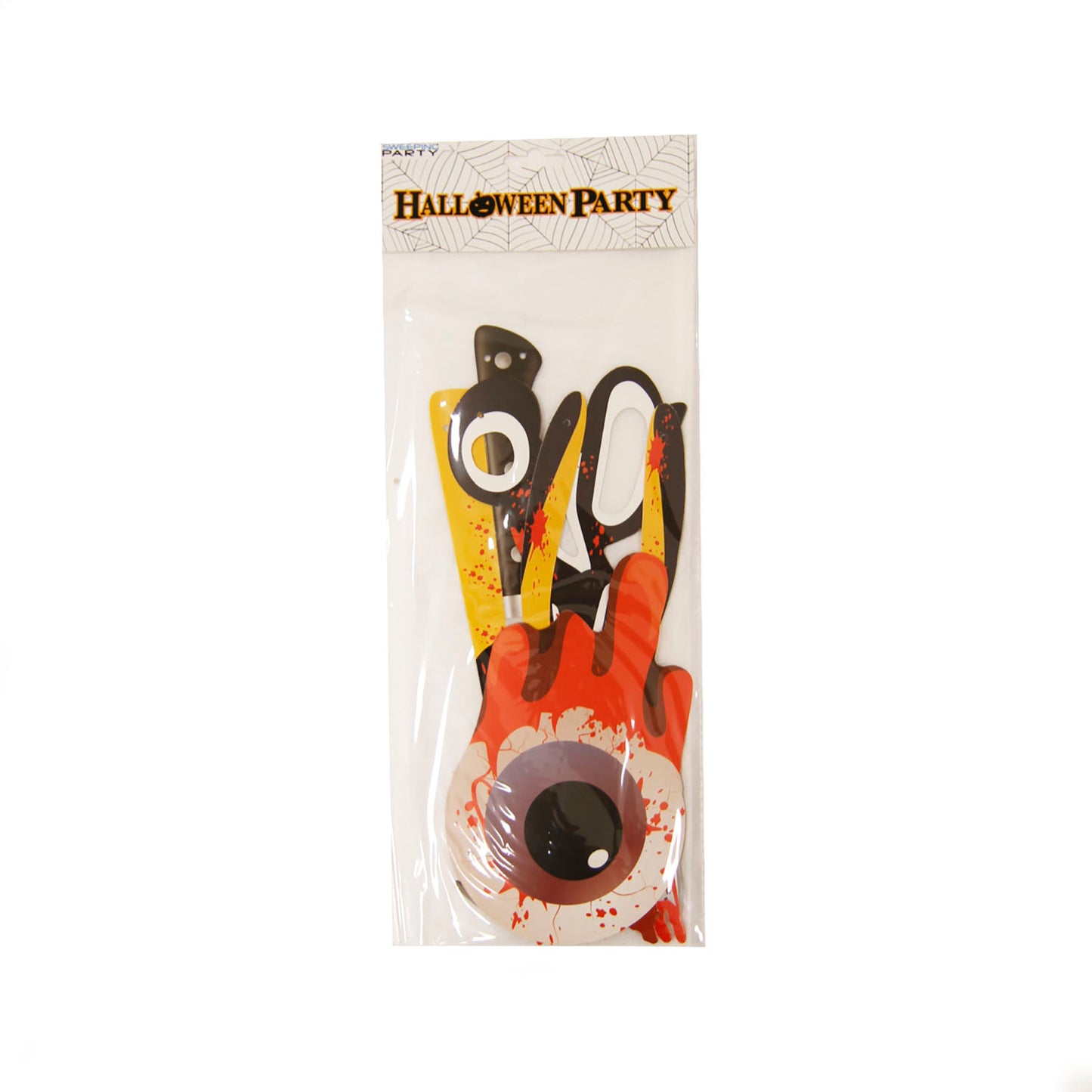 FESTONE HALLOWEEN DECORAZIONE IN CARTA DA APPENDERE 6PZ (FILO NON INCLUSO)