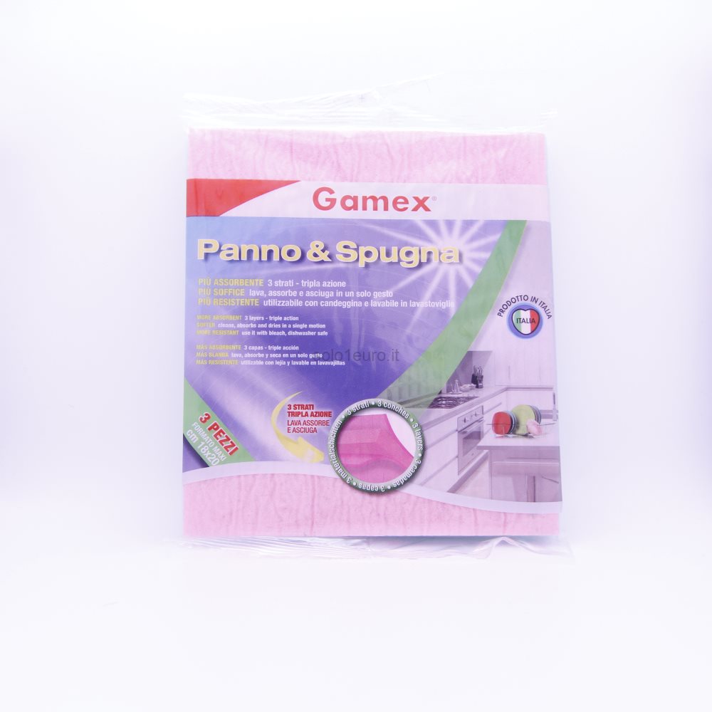 PANNO SPUGNA 18*20CM 3PZ