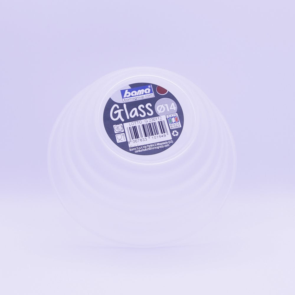 INSALATIERA PLASTICA GLASS 14CM
